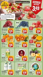 REWE Erdbeeren im Prospekt 