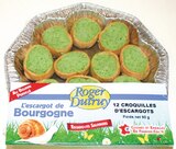 Assiette de 12 croquilles d'escargots de bourgogne surgelée - ROGER DUTRUY en promo chez Intermarché Super Clermont-Ferrand à 5,49 €