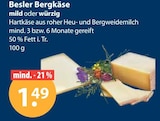 Bergkäse von Besler im aktuellen V-Markt Prospekt