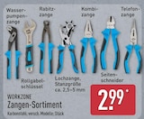 Wasserpumpenzange von WORKZONE für 2,99 € bei ALDI Nord im Angebot Wasserpumpenzange von WORKZONE im aktuellen ALDI Nord Prospekt