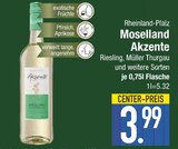 Akzente Riesling im EDEKA Prospekt Akzente Riesling von Moselland im aktuellen EDEKA Prospekt für 3,99 €