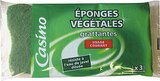 Éponges Végétales grattantes - CASINO à 0,99 € dans le catalogue Casino Supermarchés