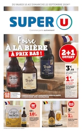 Catalogue Supermarchés Super U en cours à Sougè-le-Ganelon et alentours, "Foire à la bière à prix bas !", 10 pages, 10/09/2024 - 22/09/2024