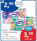 Ultra Soft Wolkenweich von Zewa für 2,99 € bei budni im Angebot Ultra Soft Wolkenweich von Zewa im aktuellen budni Prospekt