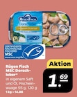 MSC Dorschleber von Rügen Fisch im aktuellen Netto mit dem Scottie Prospekt