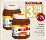 Nutella Angebote von Ferrero bei WEZ Bad Oeynhausen für 3,29 €