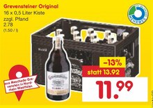 Grevensteiner Original bei Netto Marken-Discount in Hattingen Grevensteiner Original im Angebot bei Netto Marken-Discount Hattingen für 11,99 €