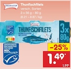 Aktuelle Thunfisch Angebote bei Netto Marken-Discount in Fürth Aktuelles Thunfischfilets Angebot bei Netto Marken-Discount in Fürth ab 1,49 €