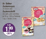 Zucker im V-Markt Prospekt Zuckeraugen von Dr. Oetker im aktuellen V-Markt Prospekt für 1,99 €