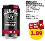 Tennessee Whiskey von JACK DANIEL’S für 1,89 € bei Penny-Markt im Angebot Tennessee Whiskey von JACK DANIEL’S im aktuellen Penny-Markt Prospekt