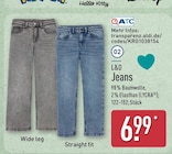 Jeans Wide leg Angebote von L&D bei ALDI Nord Bergkamen für 6,99 €