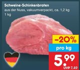 Aktuelles Schweine-Schinkenbraten Angebot bei Netto Marken-Discount in Cottbus ab 5,99 €