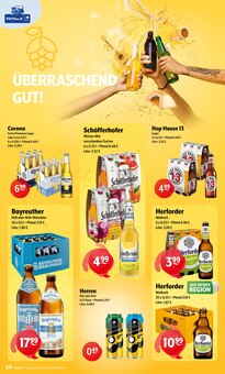 Bier im Getränke Hoffmann Prospekt "Aktuelle Angebote" mit 8 Seiten (Rheine)