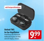 TWS In-Ear-Kopfhörer Angebote von United bei famila Nordost Stade für 9,99 €