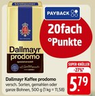 Kaffee prodomo Angebote von Dallmayr bei E center Nürtingen für 5,79 €