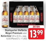 Bügel Premium im Angebot bei E center in Stuttgart Bügel Premium Angebote von Stuttgarter Hofbräu bei E center Stuttgart für 13,99 €