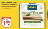 Selection Tasty Snack Angebote von Wasa bei GLOBUS Ludwigshafen für 1,99 €