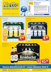 Krombacher im Netto Marken-Discount Prospekt in Hannover Aktueller Netto Marken-Discount Prospekt mit Krombacher, "DER ORT, AN DEM DU IMMER AUSGEZEICHNETE PREISE FINDEST.", Seite 1