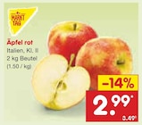 Äpfel rot im Angebot bei Netto Marken-Discount in Hennef Äpfel rot Angebote von Markttag bei Netto Marken-Discount Hennef für 2,99 €