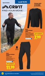 Offre Pantalon Ski Homme dans le catalogue Lidl du moment à la page 60
