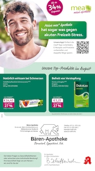 Aktueller mea - meine apotheke Prospekt "Unsere August-Angebote" für Esslingen (Neckar) Aktueller mea - meine apotheke Prospekt für Esslingen (Neckar) mit Seiten