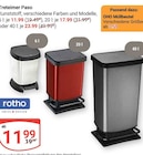 Treteimer Paso im Angebot bei GLOBUS in Bad Kreuznach Treteimer Paso Angebote von rotho bei GLOBUS Bad Kreuznach für 0,59 €