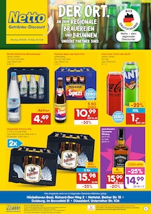 Aktueller Netto Marken-Discount Prospekt (Brüggen (Burggemeinde)) Netto Marken-Discount Prospekt "DER ORT, AN DEM DU IMMER AUSGEZEICHNETE PREISE FINDEST." mit Seiten (Brüggen (Burggemeinde))