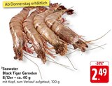 Seawater Black Tiger Garnelen Angebote bei E center Kaiserslautern für 2,49 €