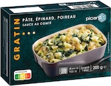 Promo Gratin de pâte, épinard, poireau et sauce au comté à 2,15 € dans le catalogue Picard à Saint-Grégoire