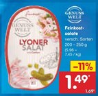 Aktuelles Feinkostsalate Angebot bei Netto Marken-Discount in Nürnberg ab 1,49 €