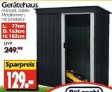 Gerätehaus Angebote bei Wreesmann Cottbus für 129,00 €