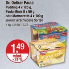 Paula Pudding, Paula Minis oder Marmorette von Dr. Oetker im aktuellen V-Markt Prospekt für 1,49 €