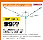 Wäschespinne „Linomatic Easy 400“ von Leifheit im aktuellen OBI Prospekt