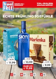 Supermarkt Prospekt von Travel FREE Beutelsbach Travel FREE Prospekt: "ECHTE FRÜHLINGSGEFÜHLE", 10 Seiten, 17.04.2026 - 30.04.2026
