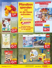 LEGO Angebot im aktuellen Netto Marken-Discount Prospekt auf Seite 21