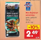 Aktuelles Mini Rostbratwürstchen Angebot bei Netto Marken-Discount in Osnabrück ab 2,49 €
