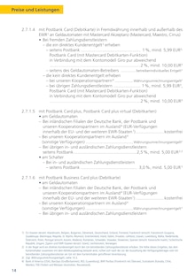 Volvic im Postbank Prospekt "Preis- und Leistungsverzeichnis" mit 48 Seiten (Landau (Pfalz))