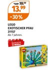 EXOTISCHER PFAU Angebote von LEGO bei Müller Norderstedt für 13,99 €