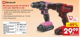 18V Akkuschrauber TC-AS 18-3 Li Kit im Angebot bei Netto Marken-Discount in Siegburg 18V Akkuschrauber TC-AS 18-3 Li Kit Angebote von Einhell bei Netto Marken-Discount Siegburg für 29,99 €
