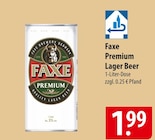 famila Nordost Bergen - Faxe Premium Lager Beer Angebot im Prospekt Faxe Premium Lager Beer bei famila Nordost im Bergen Prospekt für 1,99 €