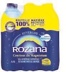 Eau Minérale Naturellement Gazeuse - ROZANA - Super U à Mulhouse Eau Minérale Naturellement Gazeuse - ROZANA en promo chez Super U Mulhouse à 0,84 €