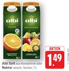 Saft oder nektar im Angebot bei E center in Neustadt Saft oder nektar Angebote von albi bei E center Neustadt für 1,49 €