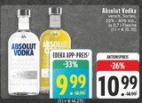 EDEKA Remscheid - Absolut Vodka Angebot im Prospekt Absolut Vodka bei EDEKA im Remscheid Prospekt für 9,99 €
