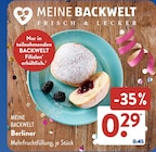 Berliner von MEINE BACKWELT im aktuellen ALDI SÜD Prospekt für 0,29 €