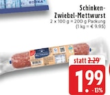 EDEKA - Schinken-Zwiebel-Mettwurst Angebot im Prospekt Schinken-Zwiebel-Mettwurst bei EDEKA im Prospekt "" für 1,99 €
