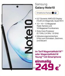 Kiel-Com Kiel - Galaxy Note10 Galaxy Note10 Angebot bei Kiel-Com Kiel im Prospekt "Magenta TV - Die Megathek"