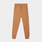 Pantalon de jogging taille élastiquée camel garçon dans le catalogue La Halle