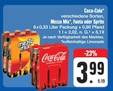 Mezzo Mix, Fanta oder Sprite bei E center im Prospekt "" für 3,99 €