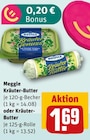 Kräuter-Butter oder Kräuter- Butter im Angebot bei REWE in Oberhausen Kräuter-Butter oder Kräuter- Butter Angebote von Meggle bei REWE Oberhausen für 1,69 €