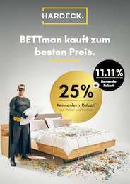 HARDECK Prospekt für Bramsche mit 1 Seite HARDECK Prospekt für Bramsche: "BETTman kauft zum besten Preis.", 1 Seite, 16.02.2026 - 22.02.2026